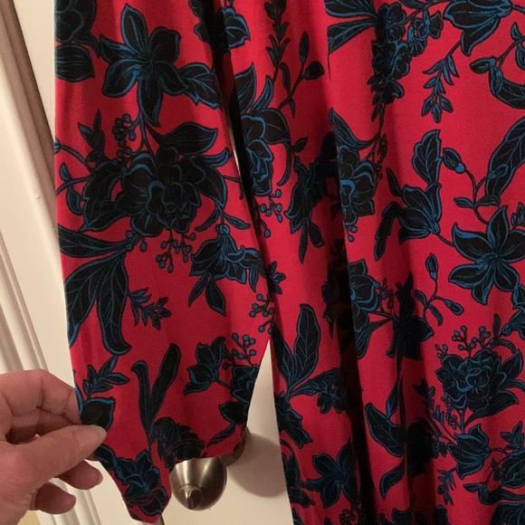 NWT Time and Tru red, black & blue dress w/pockets XXL(20) or XXXL(22) - Picture 2 of 15